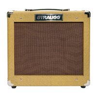 STRAUSS LEGACY VINTAGE 35 Watt Guitar Amp Combo with Reverb and 10 inch Speaker in Tweed SLA-V35RG-TWD