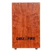 DRUMFIRE DFP-HL-NST Yellow Rosewood Front Wooden Cajon with Gig Bag