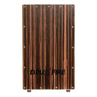 DRUMFIRE DFP-YHT-NST Ebony Front Wooden Cajon with Gig Bag