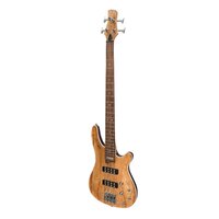 J&D LUTHIERS 20 4 String Contemporary Active Electric Bass Guitar in Natural Satin JD-2000-SPM