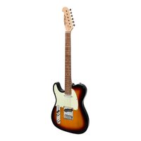 J&D lUTHIERS 6 String Left Hand Tele Style Electric Guitar in Sunburst JD-DTLL-TSB