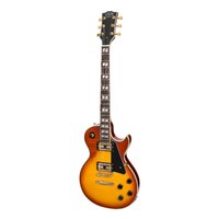 J&D LUTHIERS CUSTOM 6 String LP Style Electric Guitar in Honey Burst JD-LP3F-HB
