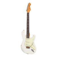 TOKAI LEGACY RELIC 6 String Strat Style Electric Guitar in Vintage White TL-ST6-VWH