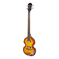 J&D LUTHIERS BB10 4 String Beatle Style Electric Bass Guitar in Honey Burst JD-BB10-HB