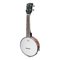 MARTINEZ SOUTHERN BELLE BANJOLELE 21 Inch Banjo Ukulele in Sunburst Satin