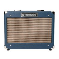 STRAUSS SVT-10 10 Watt Valve Guitar Amp Combo with 8 inch Celestion Speaker in Blue SVT-10-BLU