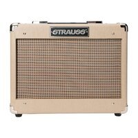STRAUSS SVT-10 10 Watt Valve Guitar Amp Combo with 8 inch Celestion Speaker in Cream SVT-10-CRM