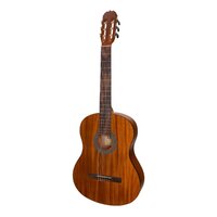 SANCHEZ 6 String Left Hand 4/4 Student Classical Guitar with Laminate Koa Top, Back and Sides SC-39L-KOA