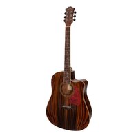 SANCHEZ 6 String Dreadnought/Electric Cutaway Guitar with Laminate Rosewood Top, Back and Sides