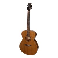 SANCHEZ 6 String Acoustic/Electric Small Body Guitar with Laminate Acacia Top, Back and Sides SF-18ET-ACA