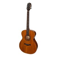 SANCHEZ 6 String Acoustic Small Body Guitar with Laminate Koa Top, Back and Sides SF-18-KOA
