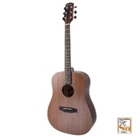 MARTINEZ NATURAL 6 String Dreadnought Guitar with Mahogany Top MND-15-MOP