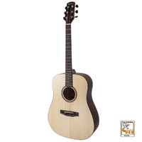 MARTINEZ NATURAL 6 String Dreadnought Guitar with Spruce Top MND-15-SOP