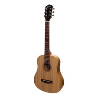 MARTINEZ MZP-BT2 6 String Babe Traveller Acoustic/Electric Guitar with Laminate Acacia Top, Back and Sides