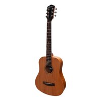 MARTINEZ MZP-BT2 6 String Babe Traveller Acoustic/Electric Guitar with Laminate Mahogany Top, Back and Sides