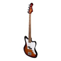 J&D LUTHIERS JD-JMB 4 String 60's Jazzmaster Style Electric Bass Guitar in Tobacco Sunburst JD-JMB-TSB