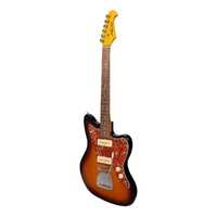 J&D LUTHIERS 6 String Jazzmaster Style Electric Guitar in Tobacco Sunburst JD-JZM-TSB