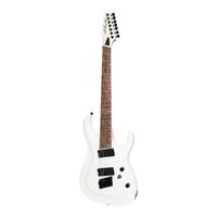 J&D LUTHIERS JD-MF7-WHT 7 String Fan Fret Electric Guitar in White