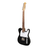 J&D LUTHIERS 6 String 62 Custom Tele Style Electric Guitar in Black JD-TLAP-BLK