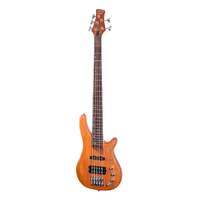 J&D LUTHIERS M5 5 String Tele Style Contemporary Active Electric Bass Guitar in Natural Satin JD-RM5-NST
