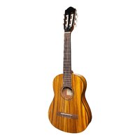 MARTINEZ 1/2 Size Classical Guitar Only with Built-in Tuner Koa