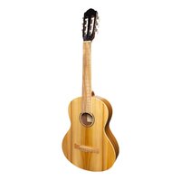 MARTINEZ 3/4 Size Classical Guitar Only with Built-in Tuner Jati Teakwood