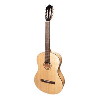 MARTINEZ 4/4 Size Classical Guitar Only with Built-in Tuner Mindi-Wood
