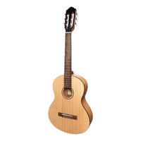 MARTINEZ 3/4 Size Slim Jim Classical Guitar Only with Built-in Tuner Mindi-Wood