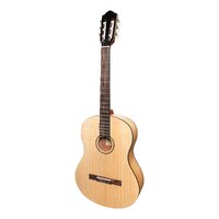 MARTINEZ 4/4 Size Slim Jim Classical Guitar Only with Built-in Tuner Mindi-Wood