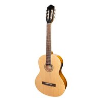 MARTINEZ 3/4 Size Slim Jim Classical Guitar Only with Built-in Tuner L/H Spruce Top/ Koa Back & Sides