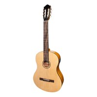 MARTINEZ 4/4 Size Classical Guitar Only with Built-in Tuner L/H Spruce Top/Koa Back & Sides