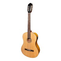 MARTINEZ 4/4 Size Slim Jim Classical Guitar Only with Built-in Tuner L/H Spruce Top/Koa Back & Sides