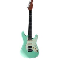 MOOER GTRS-S800 INTELLIGENT 6 String Electric Guitar with Rosewood Fretboard and Gig Bag in Green