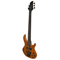 J&D LEGACY JDL-CB1/5-NST 5 STRING T STYLE BASS GTR MAHOGANY