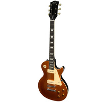 J&D JDL-LSS-GT LES PAUL STYLE ELECTRIC GTR WITH P90S GOLD TOP