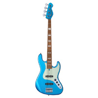MOOER MBJ410 4 STRING BASS GTR W/GIG BAG METALLIC BLUE