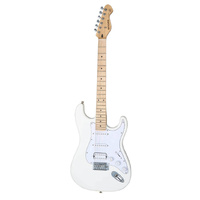 MOOER MSC11 PRO STRAT STYLE ELECTRIC GTR H/S/S POLAR WHITE