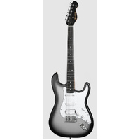 MOOER MSC12 PRO STRAT STYLE ELECTRIC GTR H/S/S IRON SILVER GLOSS