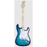 MOOER MSC30 PRO STRAT STYLE ELECTRIC GTR H/S/S LAKE BLUE