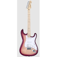 MOOER MSC30 PRO STRAT STYLE ELECTRIC GTR H/S/S ROSE PURPLE