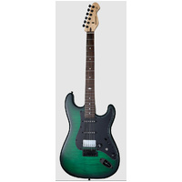 MOOER MSC31 PRO STRAT STYLE ELECTRIC GTR H/S/S GREEN BURST