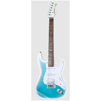 MOOER MSC41 PRO STRAT STYLE ELECTRIC GTR H/S/S BLUE BURST