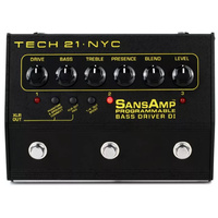 TECH 21 NYC Programmable Bass Driver DI Pedal