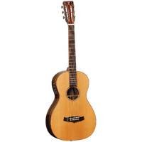 TANGLEWOOD JAVA 6 String Parlour Acoustic/Electric Shape Guitar in Solid Canadian Cedar