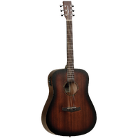 TANGLEWOOD CROSSROADS 6 String Dreadnought Acoustic/Electric Guitar in Whiskey Barrel Burst Satin
