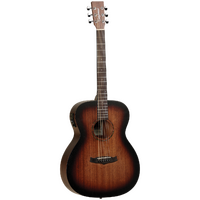TANGLEWOOD CROSSROADS 6 String Orchestra/Electric Guitar in Whiskey Barrel Burst Satin