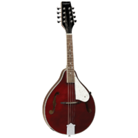 TANGLEWOOD Union Teardrop Mandolin with F Holes in Wine Red