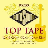 ROTOSOUND RS200 TOP TAPE Jazz Guitar String Set 12-52