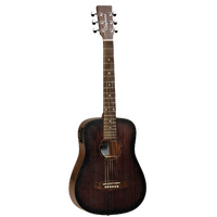 TANGLEWOOD CROSSROADS 6 String Traveller Acoustic/Electric Guitar in Mahogany