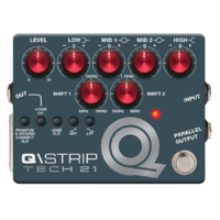 TECH 21 NYC Q/STRIP 4 Band EQ Channel Strip Pedal